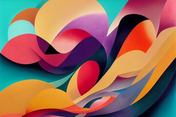 colorful background, matte detailed geometric paint, textured