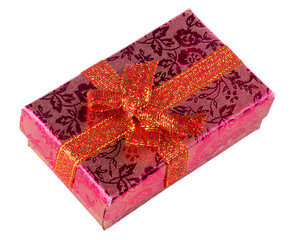 red gift box. Christmas gift. png transparent background