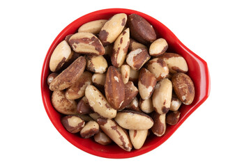 Brazil nut. Typical Christmas party food. png transparent background