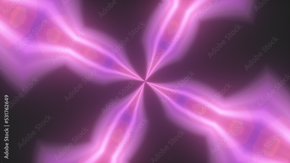 Poster fractal lights. computer generated 3d render