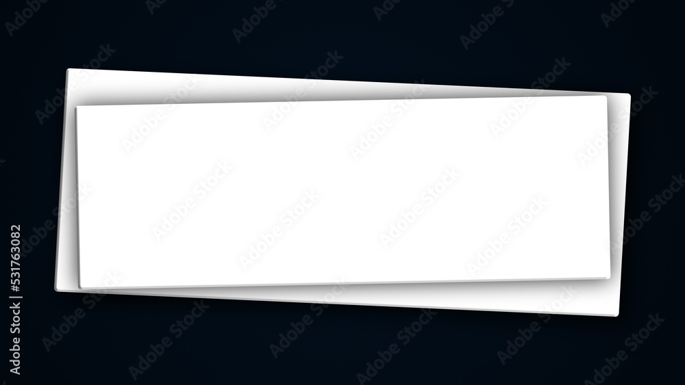 Poster square banner. computer generated 3d render