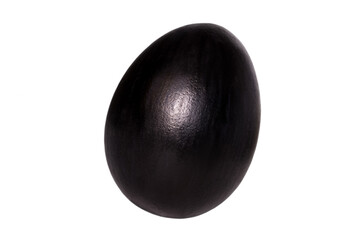 Black easter egg, cutout