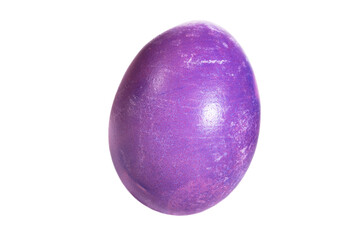 Easter egg, purple colored, cutout