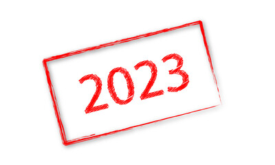 2023 tampon - obrazy, fototapety, plakaty