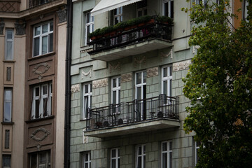 Naklejka premium facade of a house