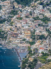 View of Positano from Path of the Gods