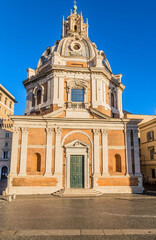 Fototapeta na wymiar Rome, Italy. Church of Santa Maria di Loreto, 1596