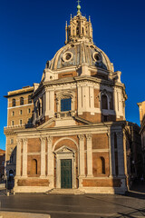 Rome, Italy. Church of Santa Maria di Loreto in the Forum of Trajan, 1596