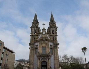 Fototapeta na wymiar Church of Our Lady of Consolation and Santos Passos - Guimaraes, Portugal
