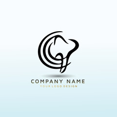 Holistic dental practice vector logo