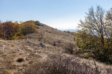 Amazing Autumn Landscape of Erul mountain, Bulgaria