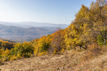 Fototapeta premium Amazing Autumn Landscape of Erul mountain, Bulgaria