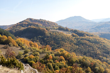 Obraz premium Amazing Autumn Landscape of Erul mountain, Bulgaria