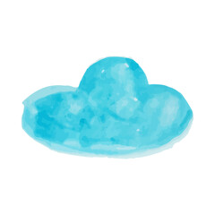 Watercolor hand drawn element. Abstract shapes for decoration banners, cards, posters and posts in social media 