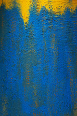 Abstract old painted wall background texture. Aged painted surface of putty wall