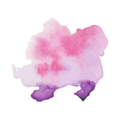 Watercolor hand drawn element. Abstract shapes for decoration banners, cards, posters and posts in social media 