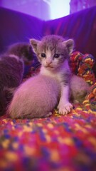 Gatitos luces de neón 