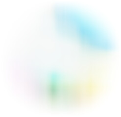 Light blur blurred circle shape element fade transparent overlay isolated light effect pastel gradient soft png