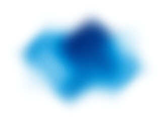 Blue blur blurred soft abstract shape element isolated fade transparent decorative png
