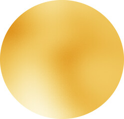 Yellow blur circle shape png