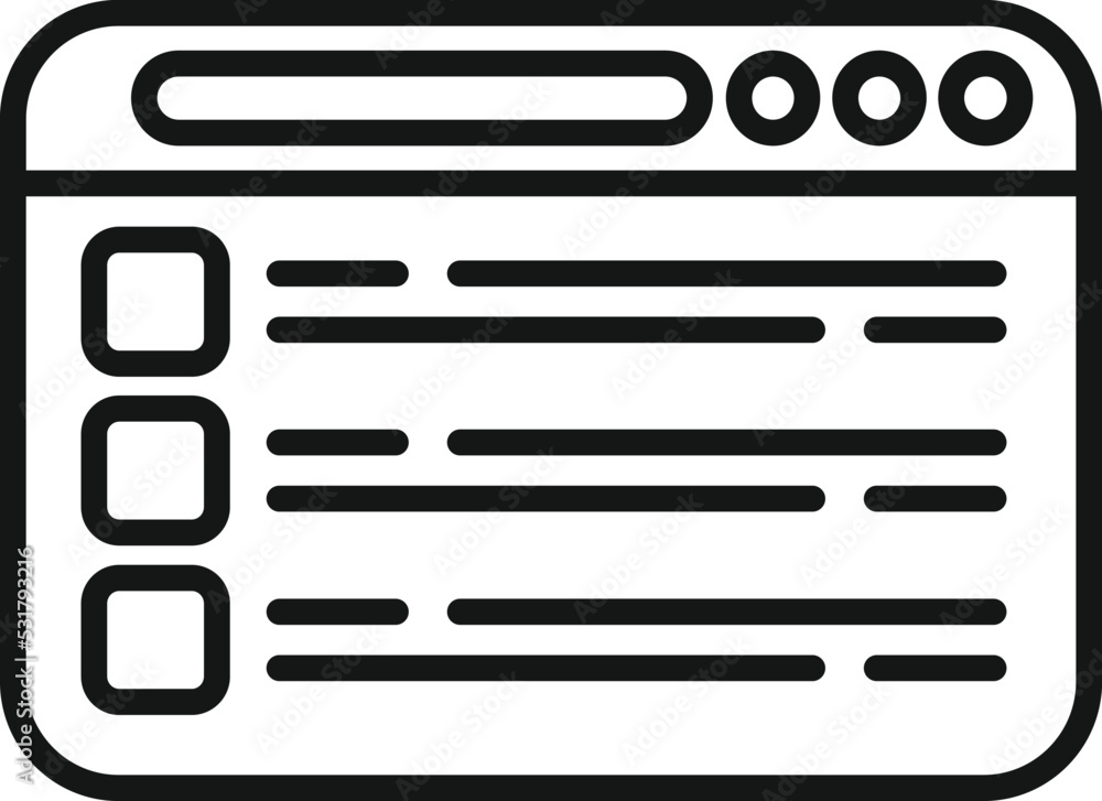 Poster web work page icon outline vector. office time. remote clock
