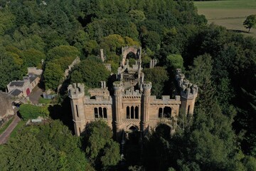 Fototapeta na wymiar majestic abandoned castle