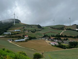 강원도 대관령 안반데기 마을