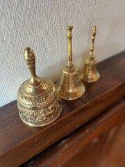 Fototapeta na wymiar antique brass bell