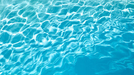 Fototapeta na wymiar pool water texture. blue water. background