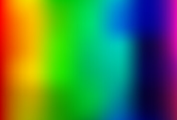 Light Multicolor, Rainbow vector blurred shine abstract template.