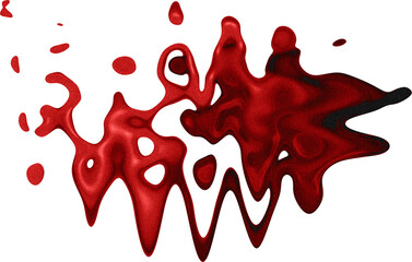 Red abstract element png