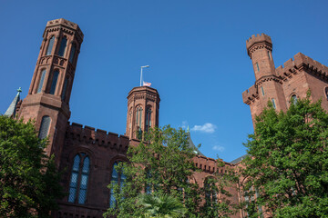 Smithsonian castle in Washington DC