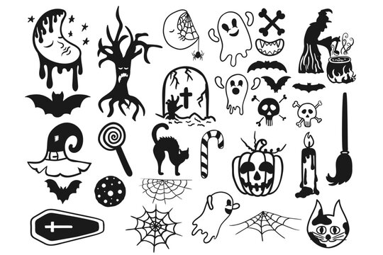 Halloween bundle svg, Spooky vibes svg, Halloween svg, spooky svg, Halloween Silhouette svg, Halloween svg, Witch Svg, Halloween Ghost svg, Halloween Clipart, Pumpkin svg files