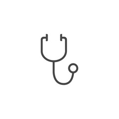 Stetoskop icon, medical and healthy, Stethoscope icon. icon vector on white background.