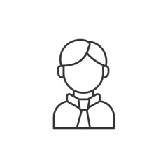 Business man icon for web and mobile