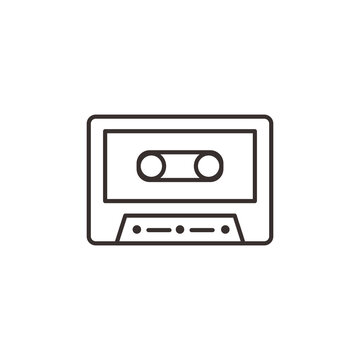 recommend clip art: Cassette tape, Audio cassette tape isolated vector old music retro player. Retro music audio cassette 80s blank mix.