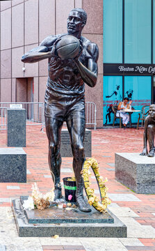 Celtics Bill Russell Statue in Boston