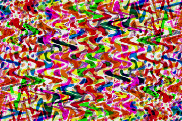 Fototapeta na wymiar colorful wavy pattern abstract background design 