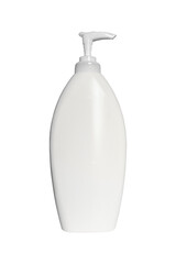 cosmetic bottles mockup isolated on transparent background - PNG format.