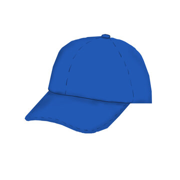 Gorra azul dibujo