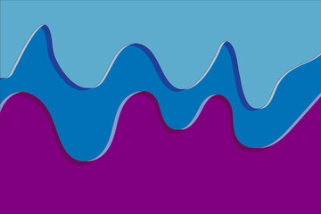 Abstract paper cut background. 