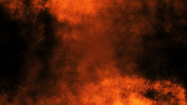 fiery background .waving smoke on a black background. hell background