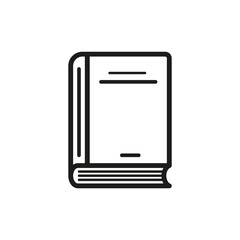 book icon. Education, knowledge, study concept. Vector illustration. stock image.