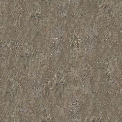 Seamless Dirt Texture. The dusty, rough surface of the earth. Aesthetic background for design, advertising, 3D. Empty space for inscriptions. Desert.
