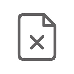 Obraz premium corrupted file icon . Perfect for website or user interface applications. vector sign and symbol