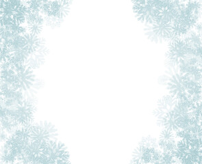 Winter snowflake fantasy image background 02 Blue ver