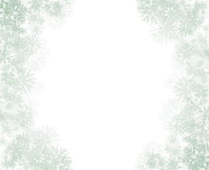 Winter snowflake fantasy image background 02 Green ver