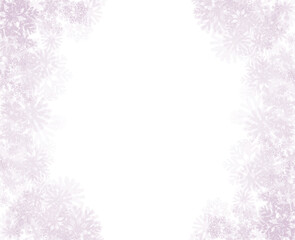 Fototapeta na wymiar Winter snowflake fantasy image background 02 Purple ver