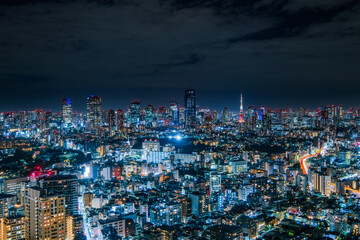 恵比寿ガーデンプレイス展望台からの東京の夜景