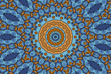 Tribal ethnic indian ethnic seamless vector design. Festive colorful mandala pattern. Geometric mandala fantasy boho flowers. Holi festival background